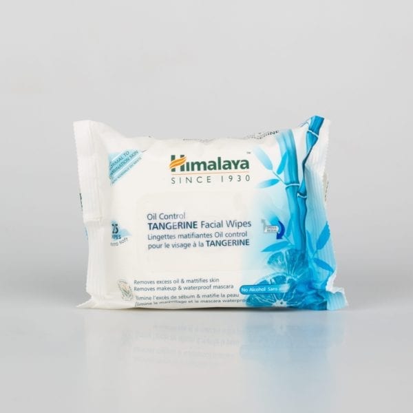 Himalaya Oil Clear Tangerine Facial Wipes 25’s